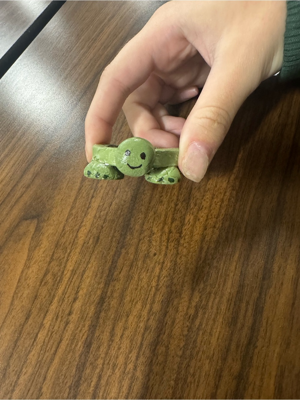 Turtle ceramic jewelry holder